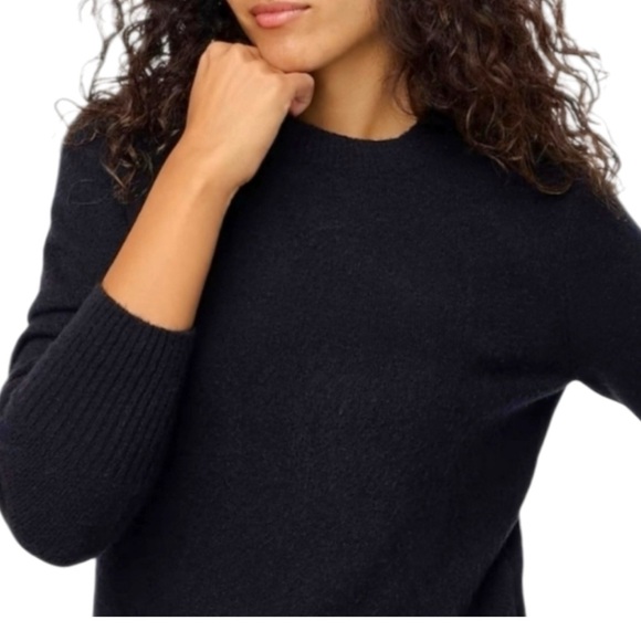 J. Crew Black extra soft Crewneck wool blend Sweater XS - Picture 4 of 8